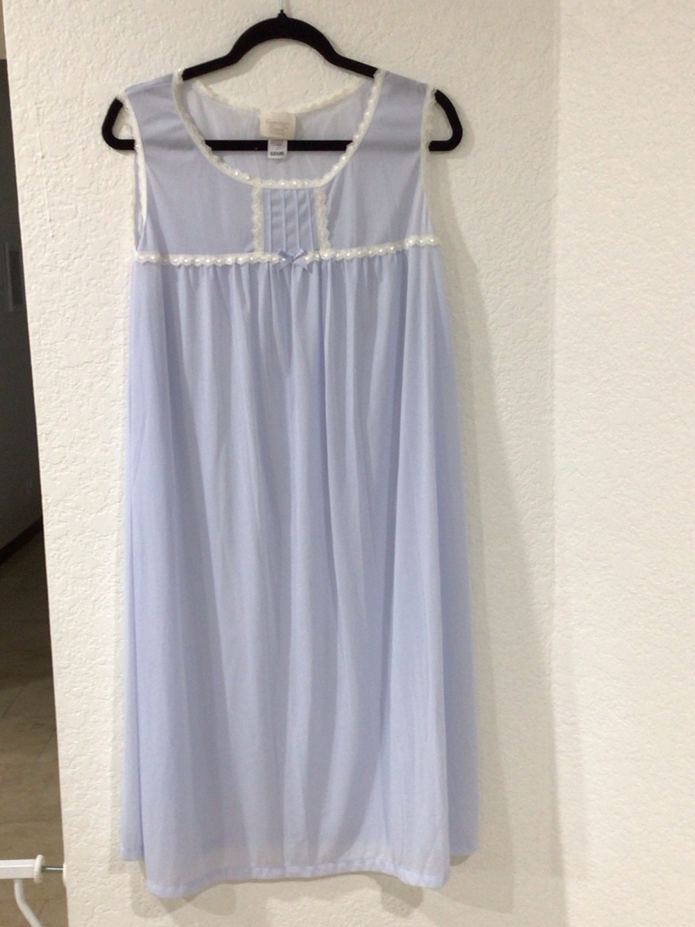 Vintage Sears Lavender Sheer Sleeveless Nightgown 1X Grannycore